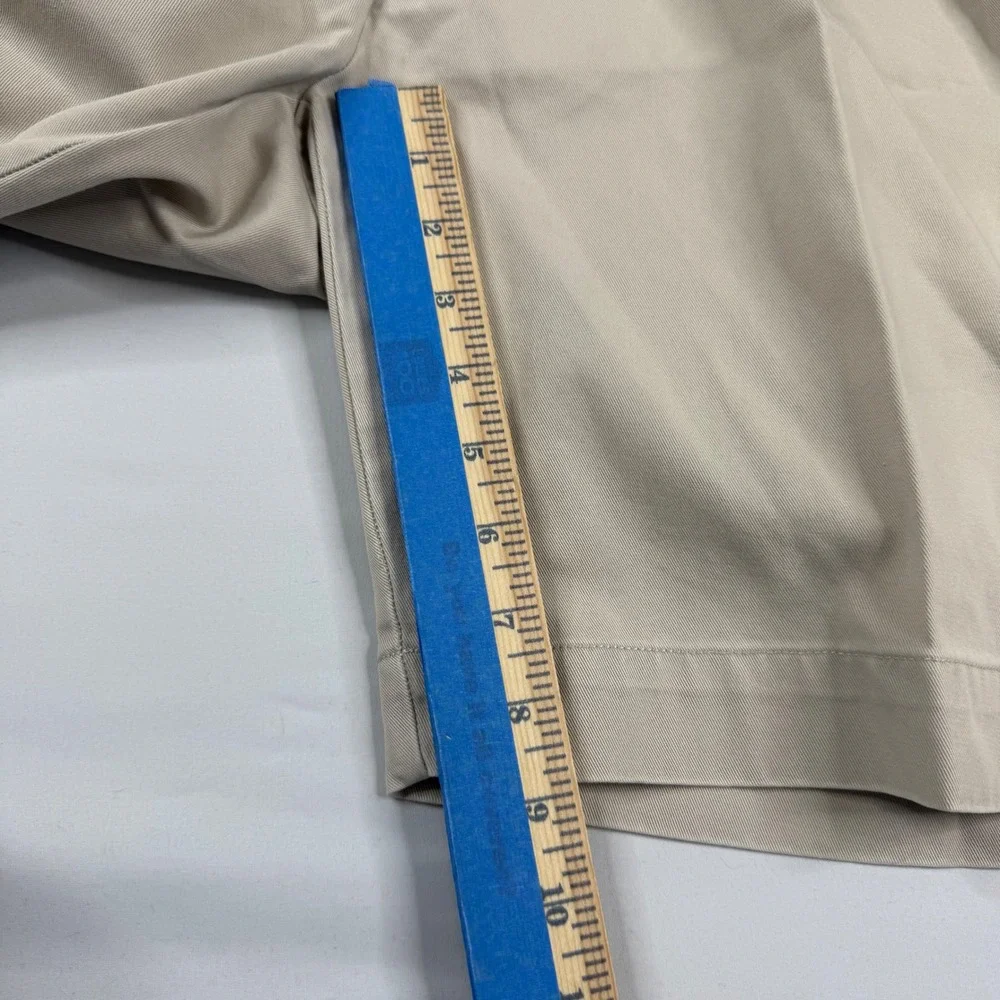 Polo Ralph Lauren Tyler Shorts Mens 40 Khaki Classic Fit Pleated 9